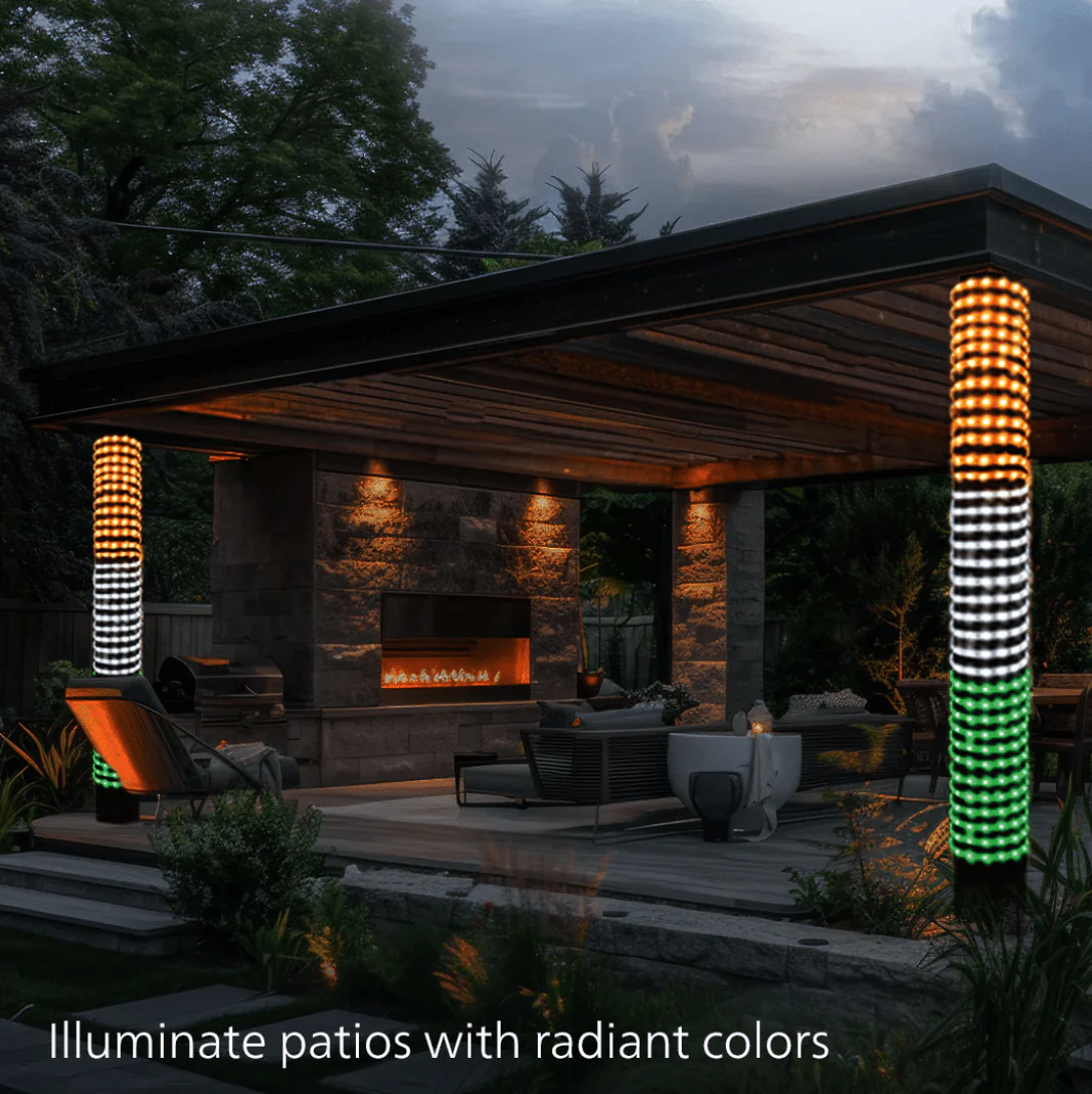 Philips Tricolor Rope Light (18 Meter)| Indian Tricolor Strip Light - Orange + White + Green Color in Single Strip - Image 4