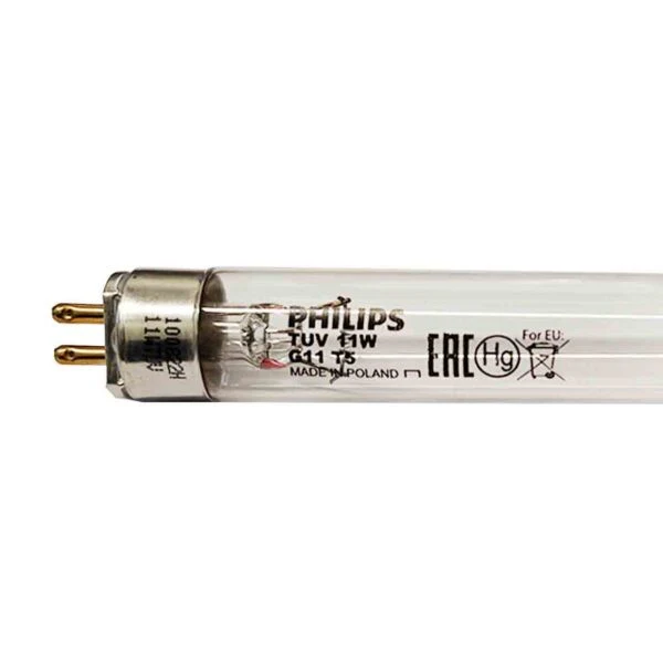 Philips TUV 11W 8-Inch UV-C Lamp – RO+UV Water Purifier Replacement Tube | 254nm UV Light for Water Sterilization (16mm Diameter)