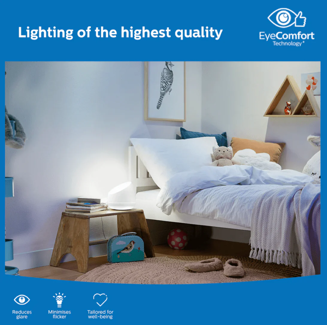 Philips Wiz Connected Squire Multicolor Bedside Light for Home - Image 3