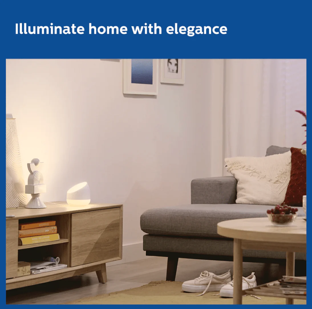 Philips Wiz Connected Squire Multicolor Bedside Light for Home - Image 4