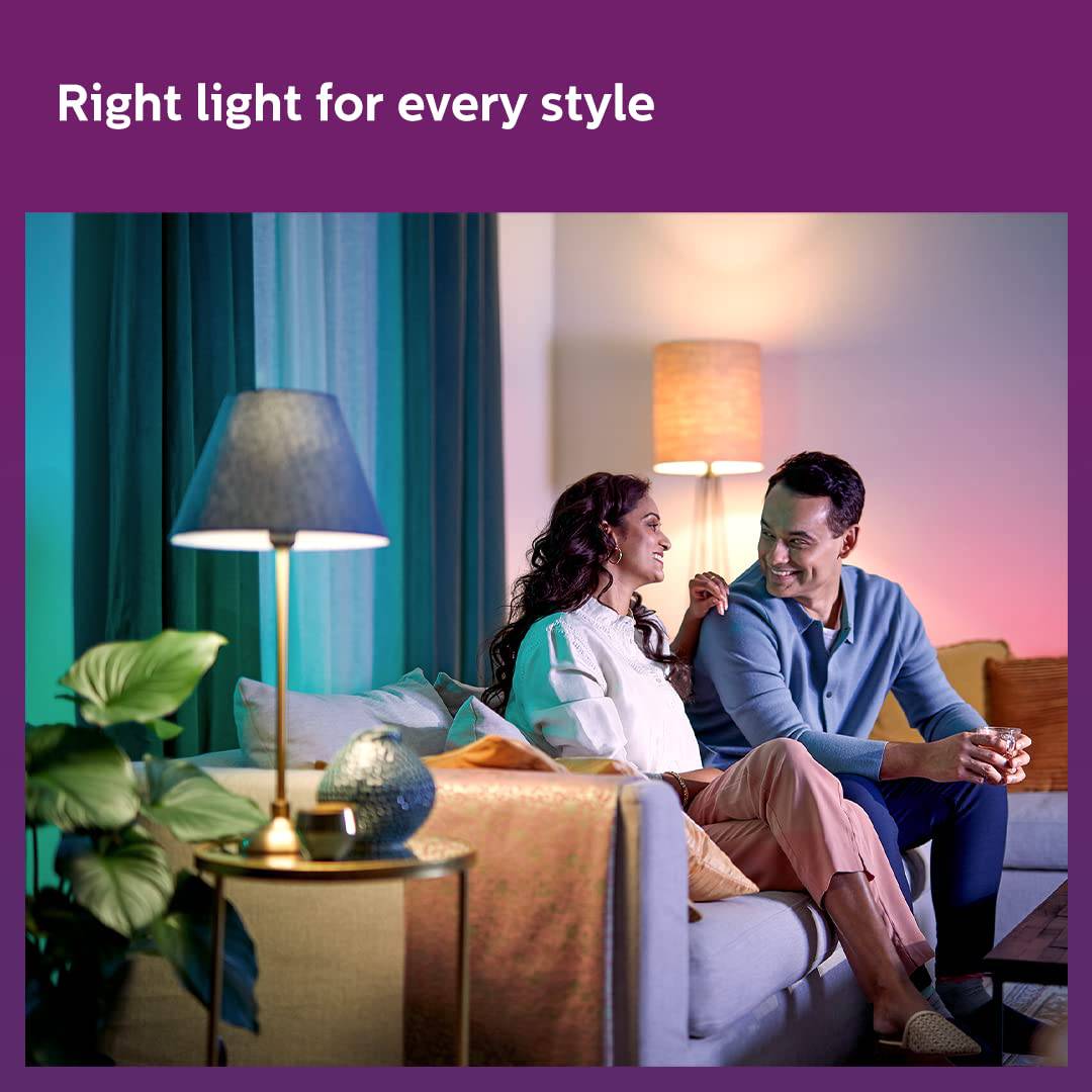 PHILIPS WiZ Neo 12W B22 Wi-Fi & Bluetooth LED Smart Bulb with Music Sync, Compatible with Amazon Alexa & Google Assistant, 16 Million Colours & Motion Sensing Technology - Image 5