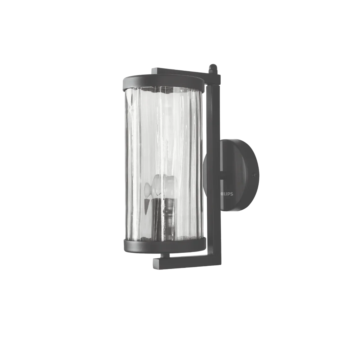 Philips Zenith Outdoor Wall light Smoky Black/Gold + Amber - Image 4