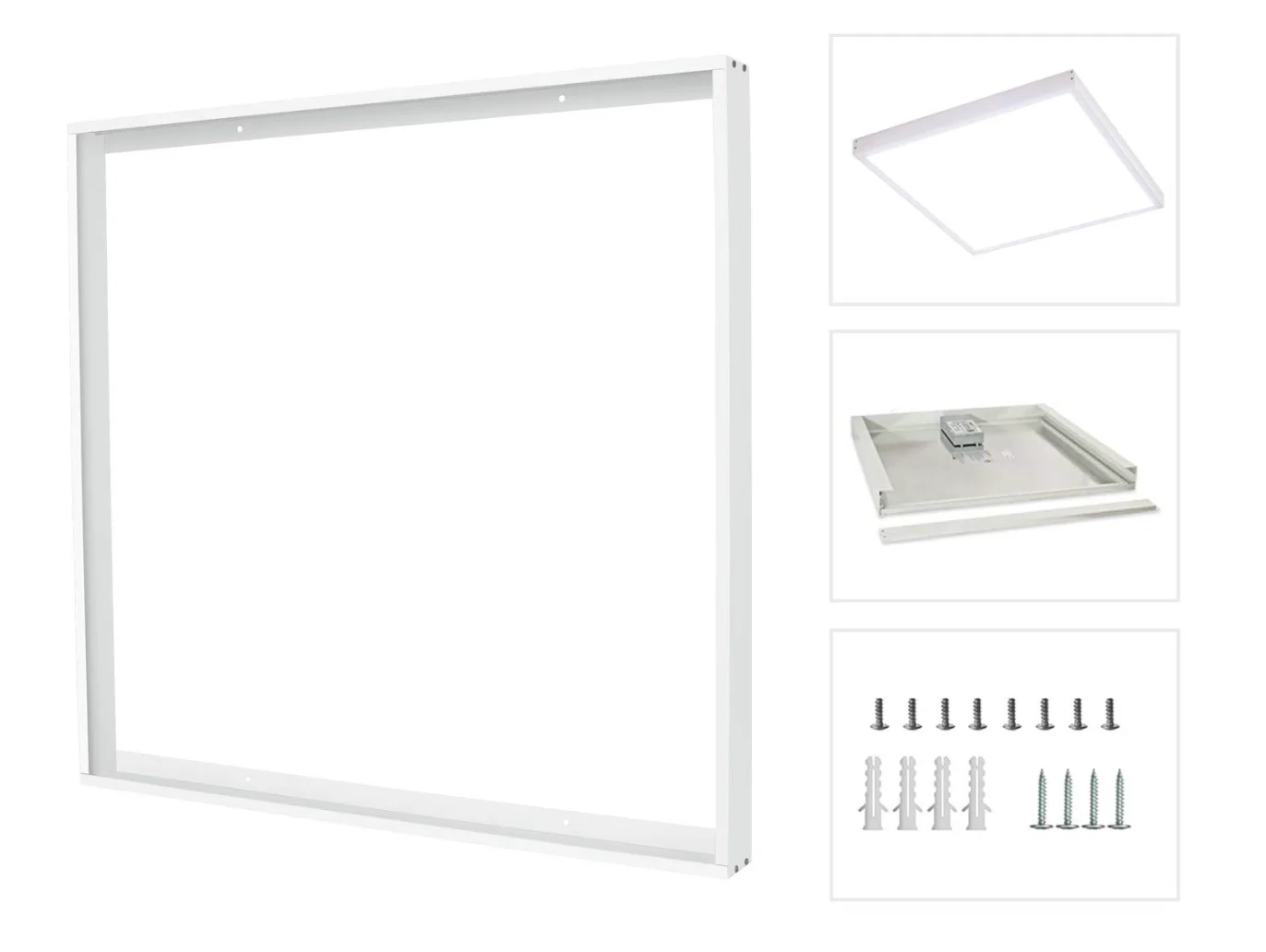 Surface Frame for 2X2 Recessed Panel in Aluminium Body - Image 3